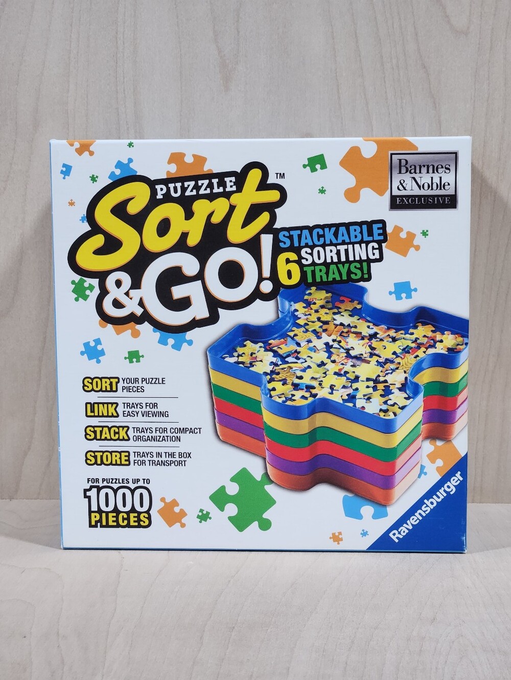 Ravensburger Puzzle Sort & Go Trays for Sorting Puzzles Barnes & Noble NEW NWT